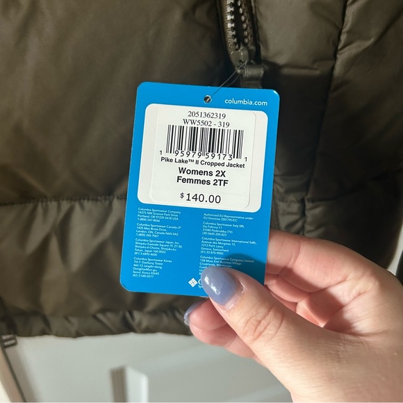NWT Columbia Pike Lake II Cropped Puffer Coat - Picture 4 of 4